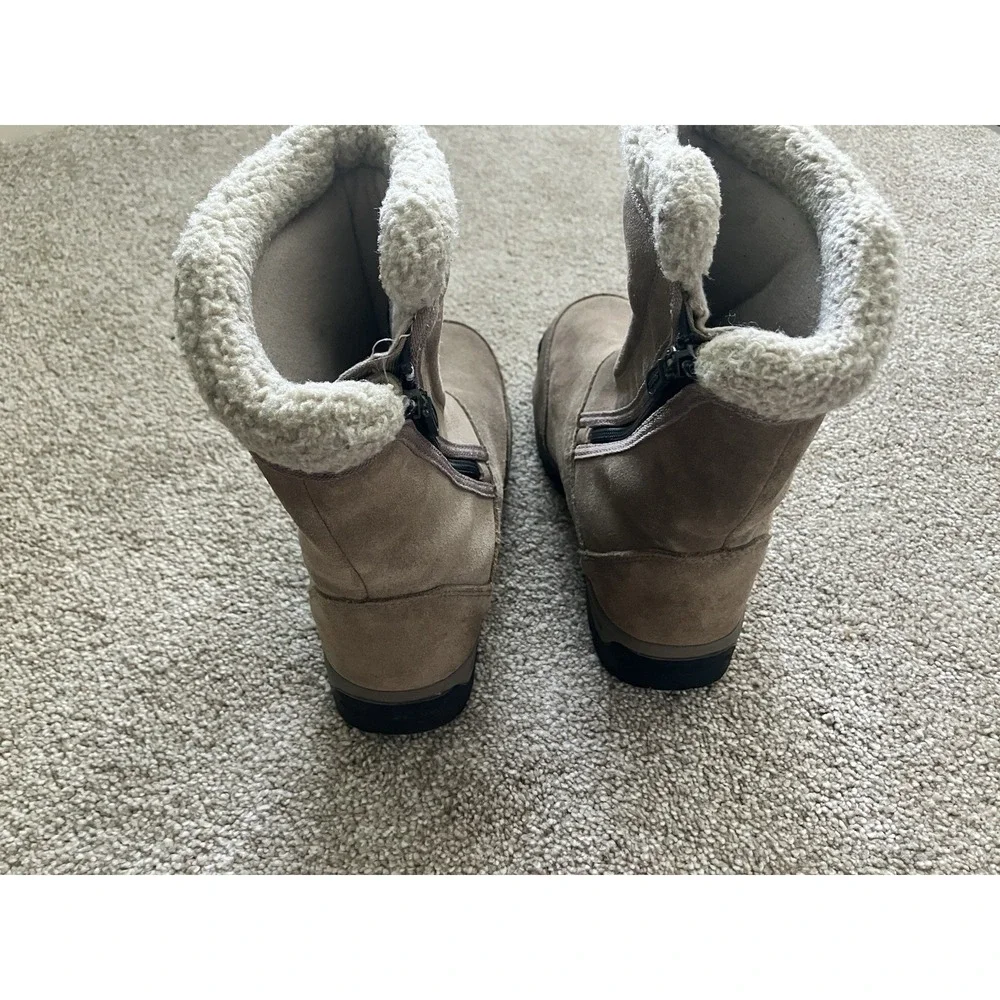 Sorel Waterfall NL1964-250 Tan Insulated Waterproof Suede‎ Winter Boots Womens 6